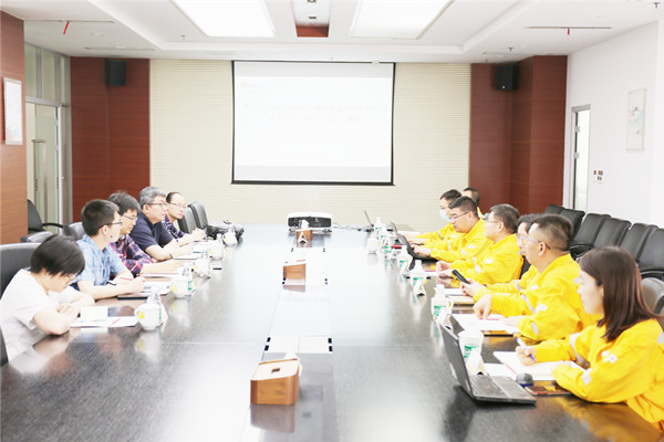 浙江浙能紹興濱海熱電有限公司章通行總一行至華潤化工園熱電公司調研學習