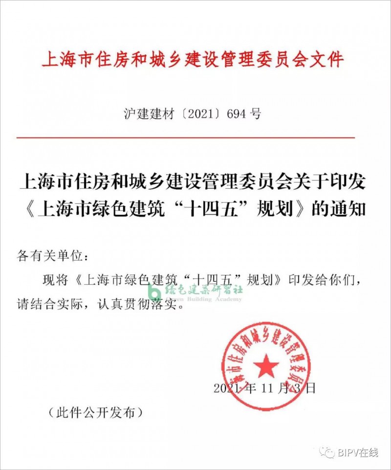 推進(jìn)新建建筑安裝光伏，超低能耗建筑不少于500萬平！