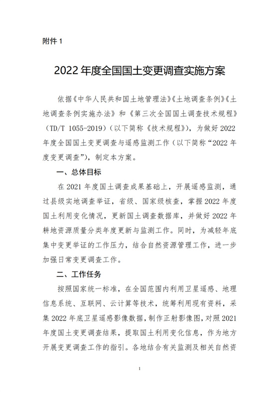 自然資源部：?jiǎn)?dòng)2022年全國(guó)國(guó)土變更調(diào)查，梳理占用耕地情況